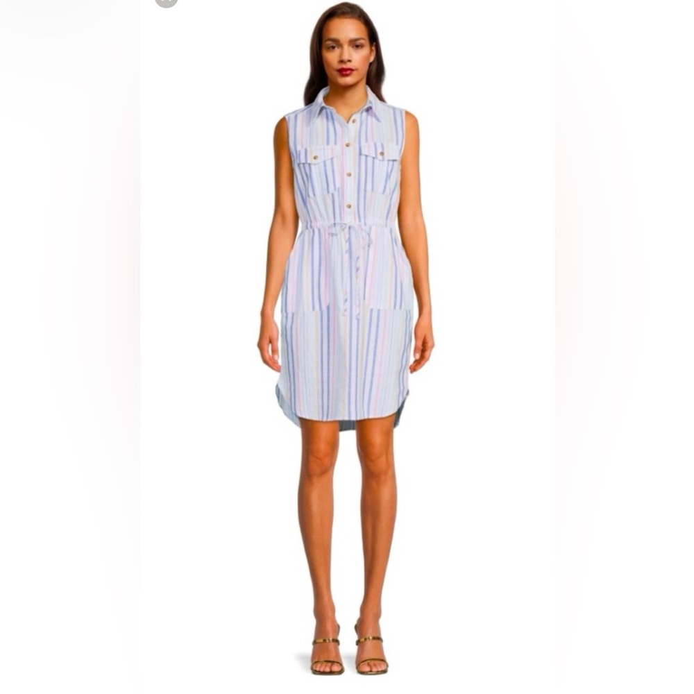 Time and Tru women’s strip dress. Brand new without tags. Size xl.